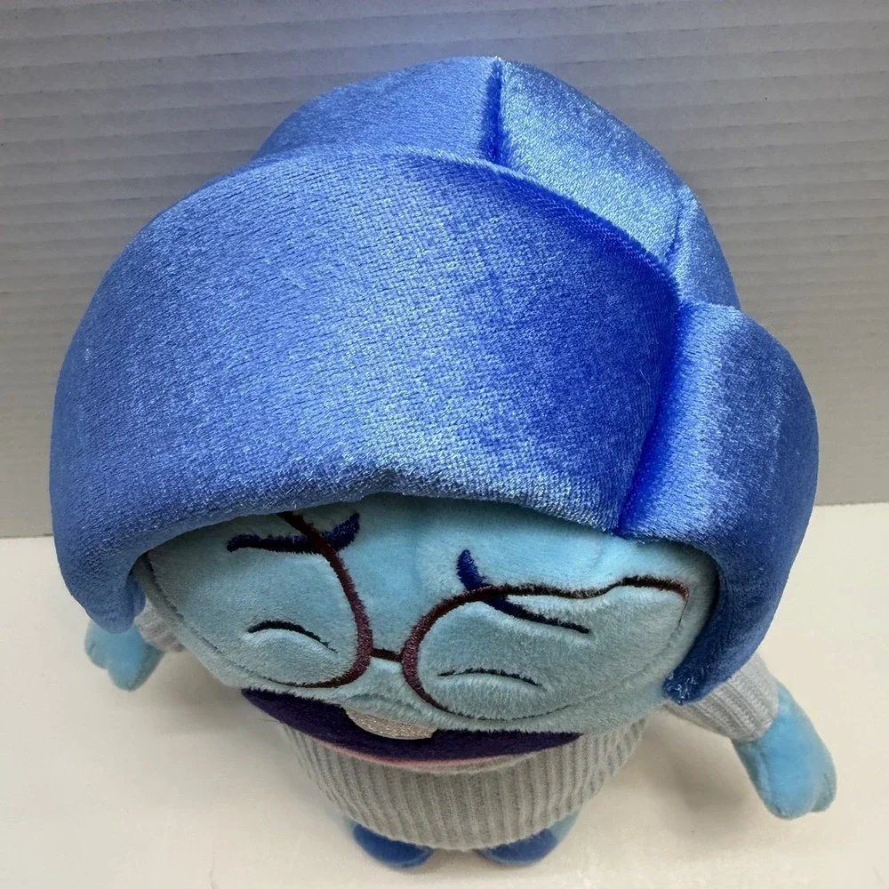 Disney Store Inside Out 2‎ Movie Plush Plushie Sadness Pixar Blue 11